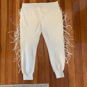 Fringe joggers